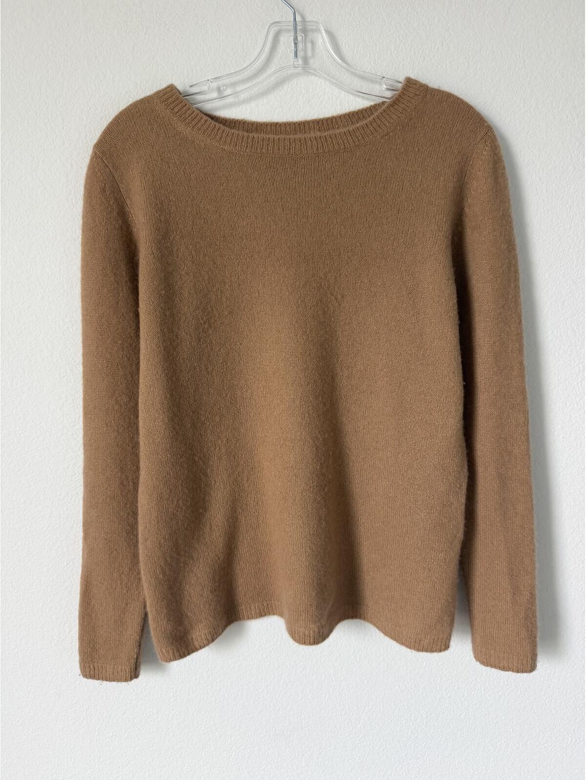 Maison Ullens Cashmere/Silk Long Sleeve Crew Neck Sweater Women's Size S